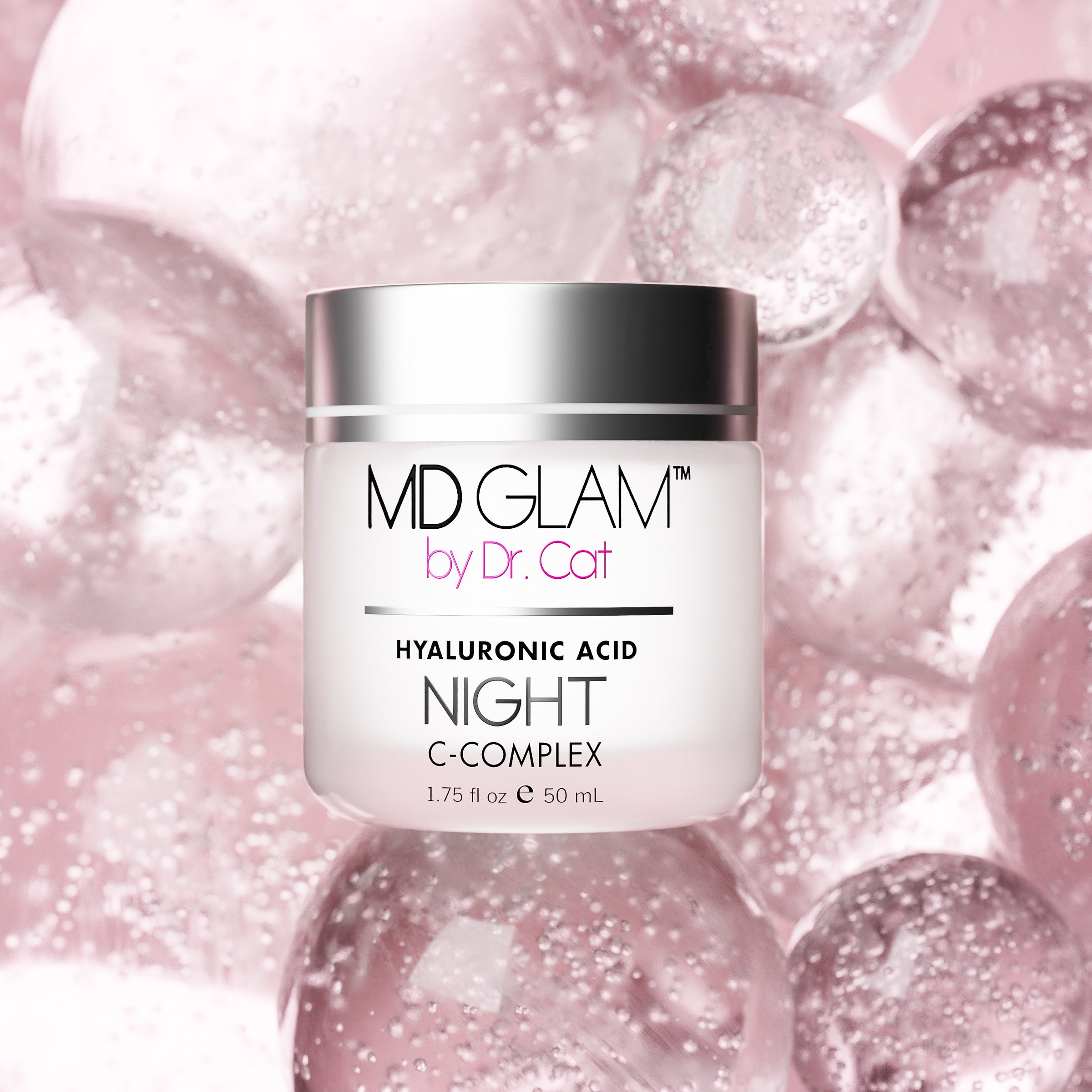 Hydrating Hyaluronic Acid Night C Complex | Slow Down Aging | MD Glam